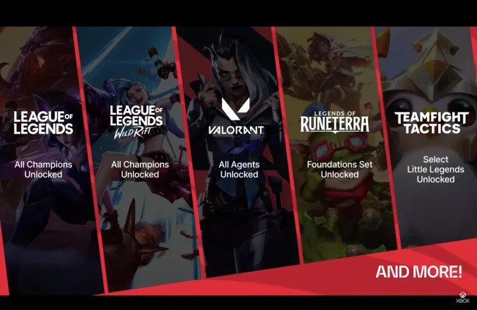 Riot Games oyunları, Xbox Game Pass