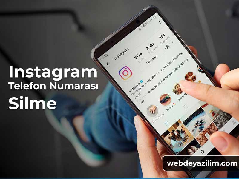 Instagram Telefon Numarası Silme işlemi nasıl yapılır?