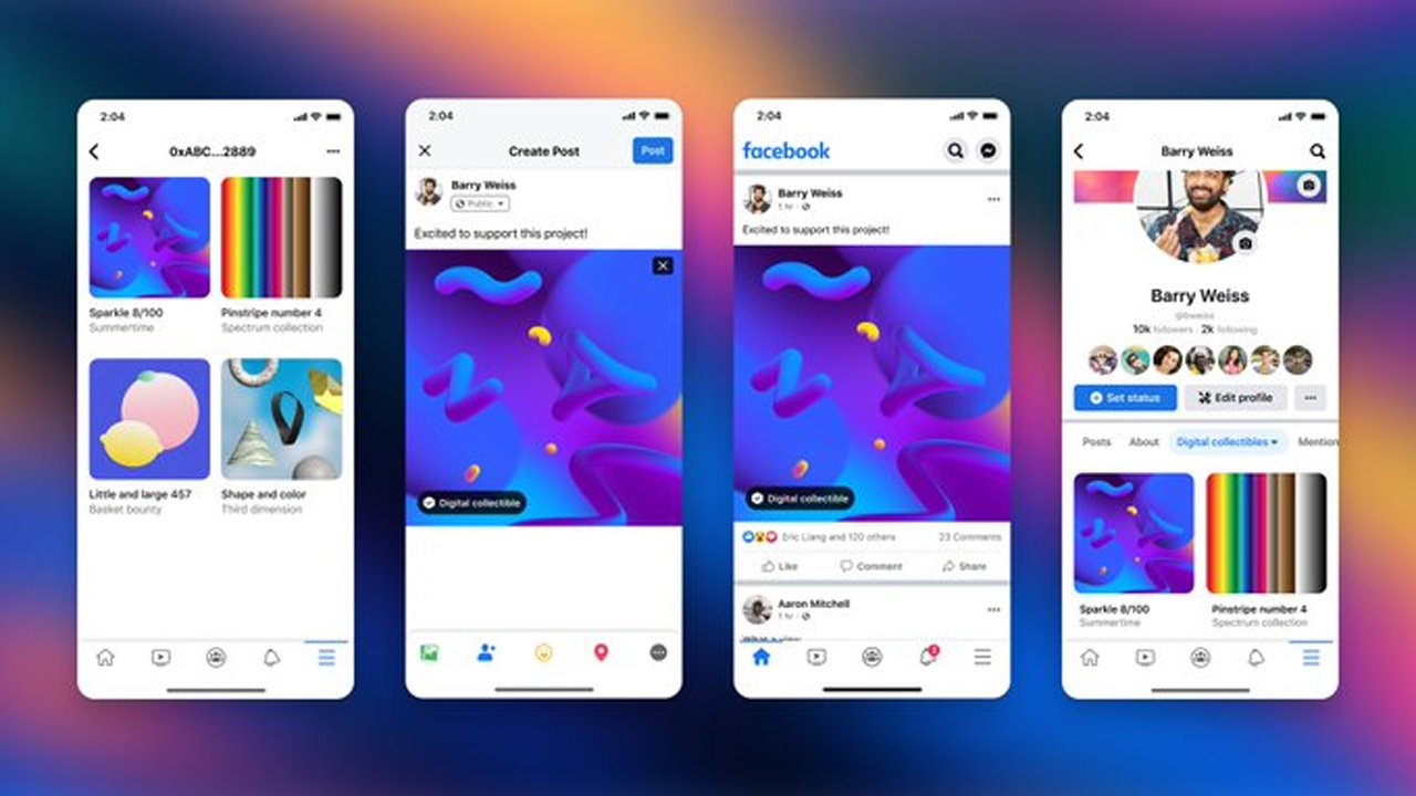 Meta, Instagram'dan sonra FacebooK'a da NFT desteği getirmeye hazırlanıyor