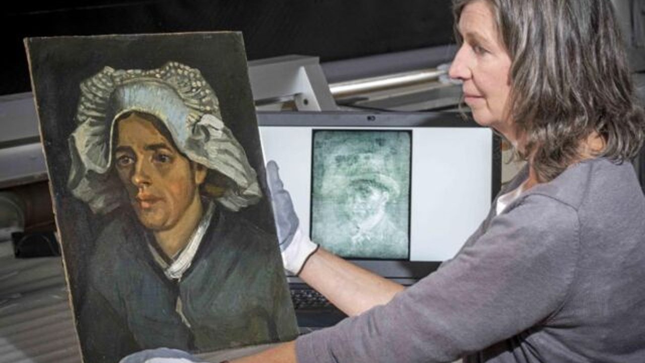 Van Gogh tablosunda gizlenen ve ünlü ressama ait olan portre, X-ray ışınlarıyla ortaya çıkartıldı