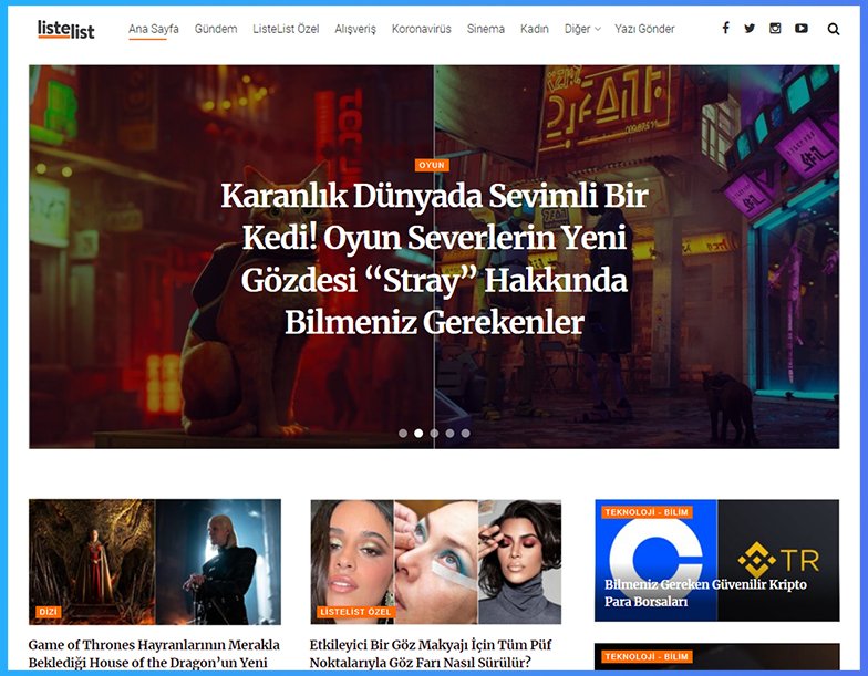 WordPress Yapılan Siteler - Listelist.com