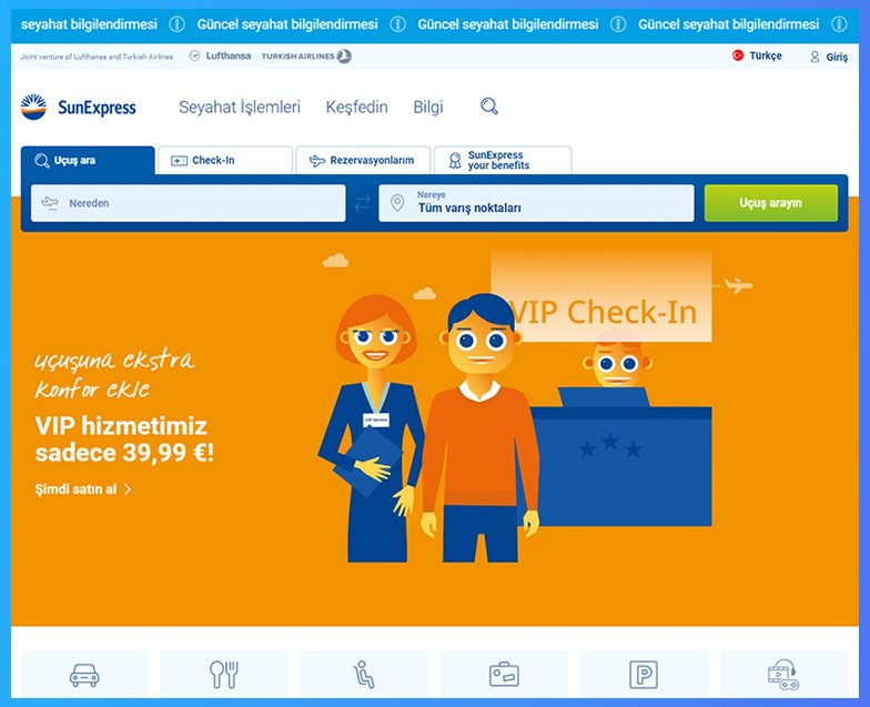 WordPress ile Hazılanmış Siteler - SunExpress.com