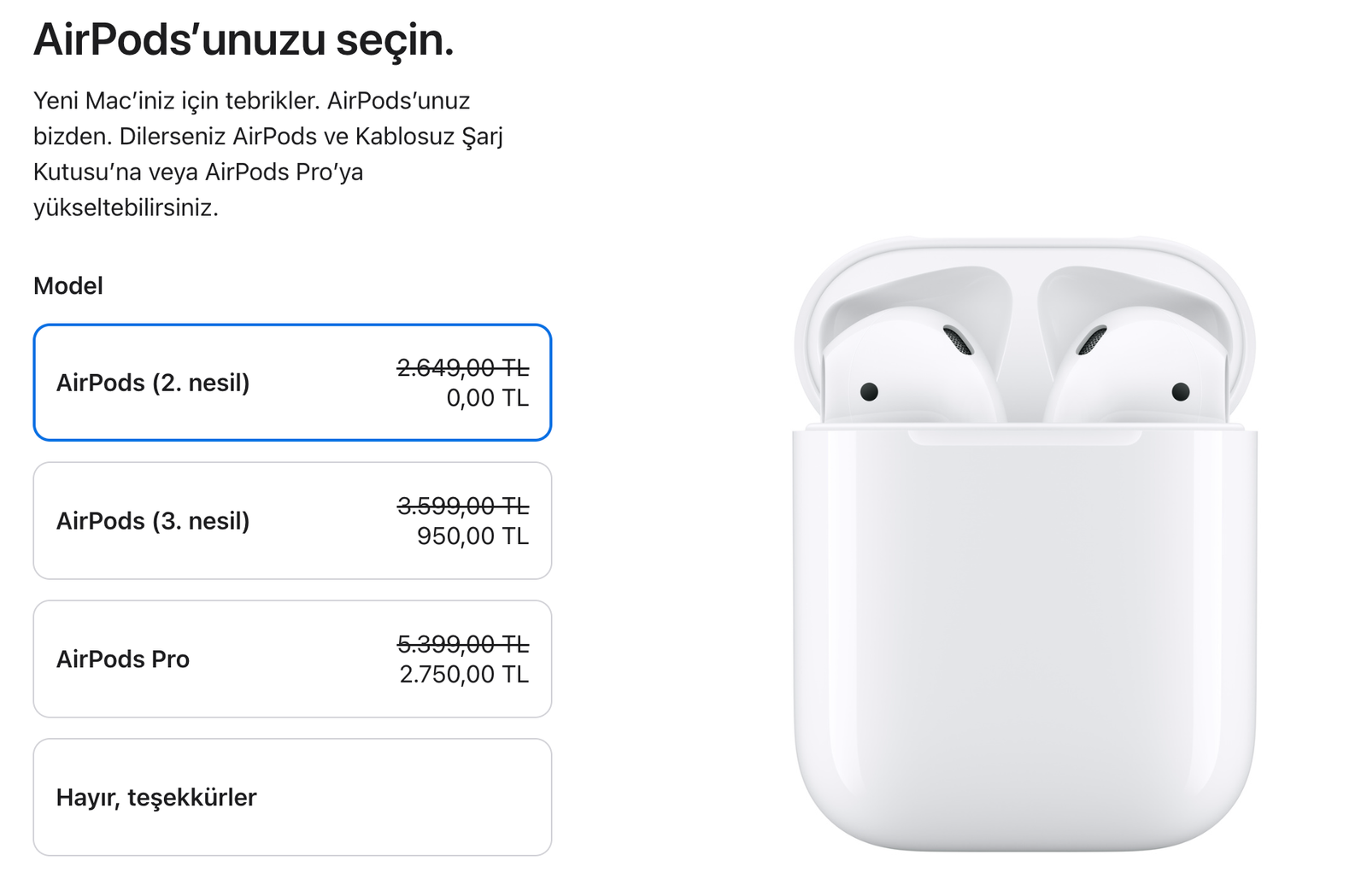 Apple öğrenci indirimi