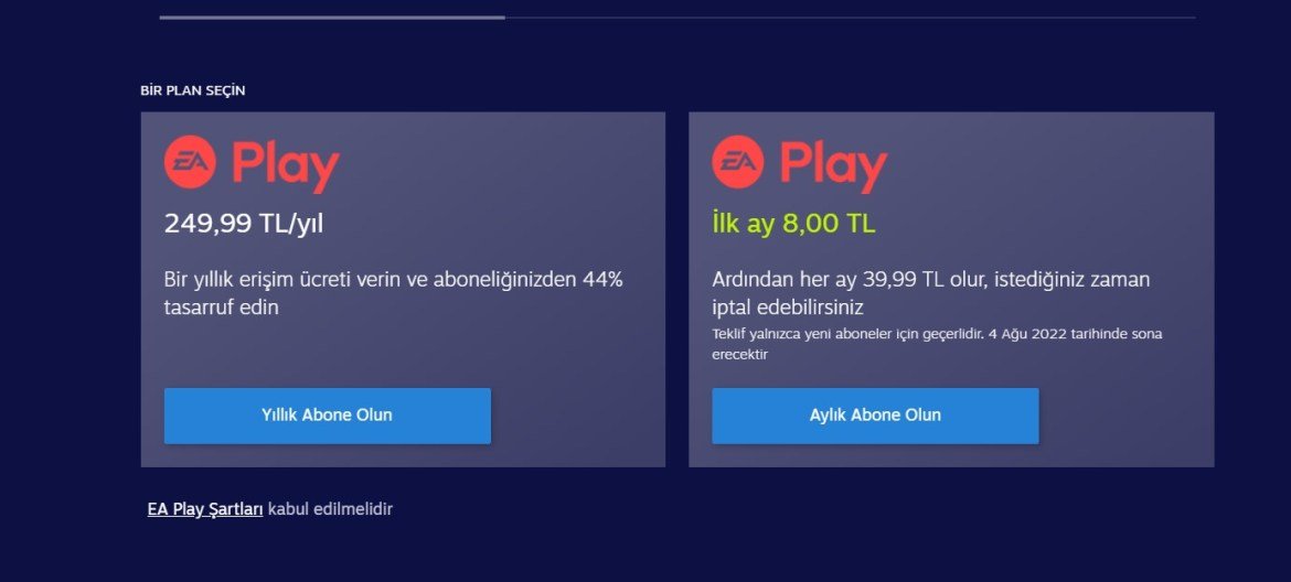 EA Play, Steam platformunda indirime girdi