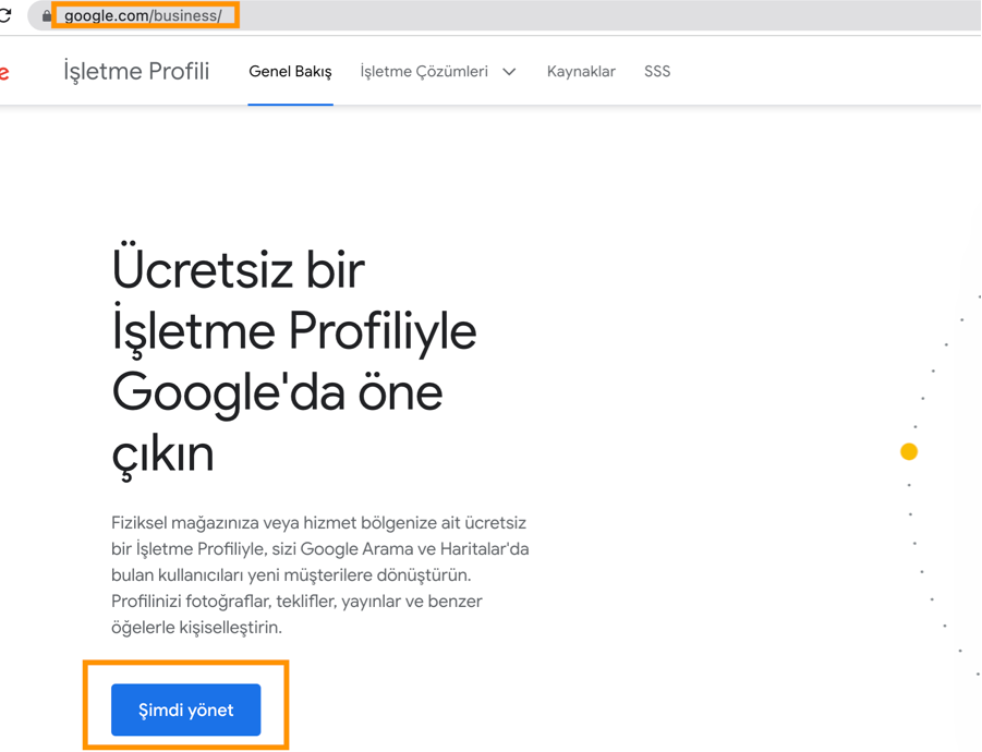 Google İşletme Hesabı 