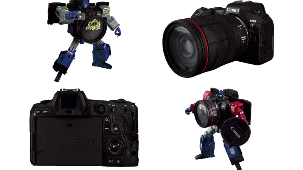 Canon'dan Transformers sürprizi: Bu "fotoğraf makinesi" aslında bir Transformers robotu