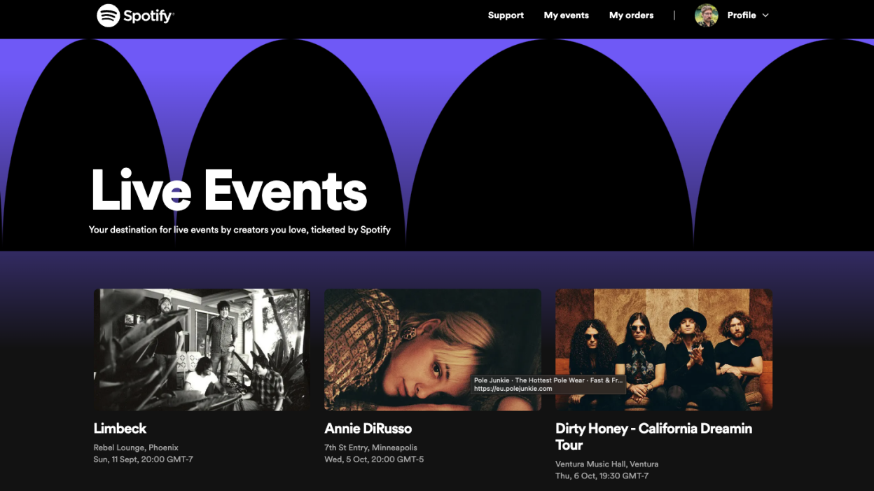 spotify konser