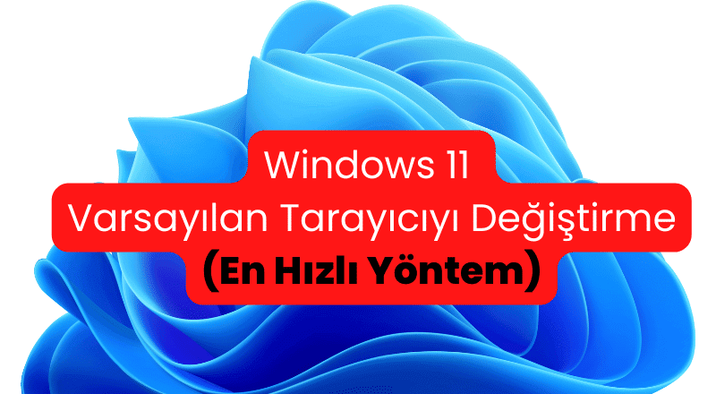 Windows 11 Varsayılan Tarayıcıyı Değiştirme (Hızlı Yol) | Teknoweblog