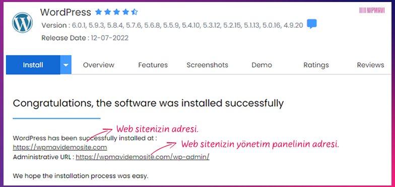 WordPress Emlak Sitesi - Site Yönetim Paneli Adresi