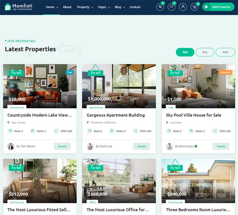 Emlak Sitesi Şablon - Emlak Sitesi Örneği 2