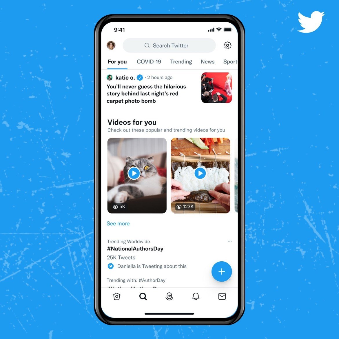 Twitter'da keşfet kısmında "atlıkarınca" videoları.