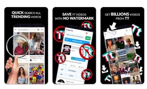 SnapTok TikTok video indirme programı