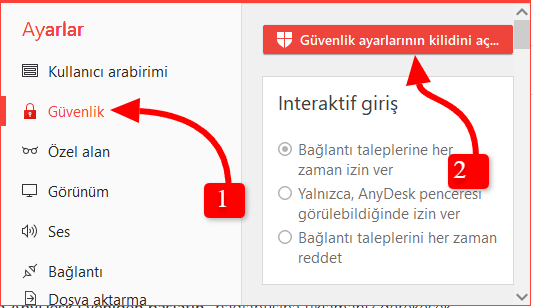 AnyDesk Nedir, Nasıl Kullanılır? Detaylı Anlatım 5 AnyDesk Güvenlik Ayarları