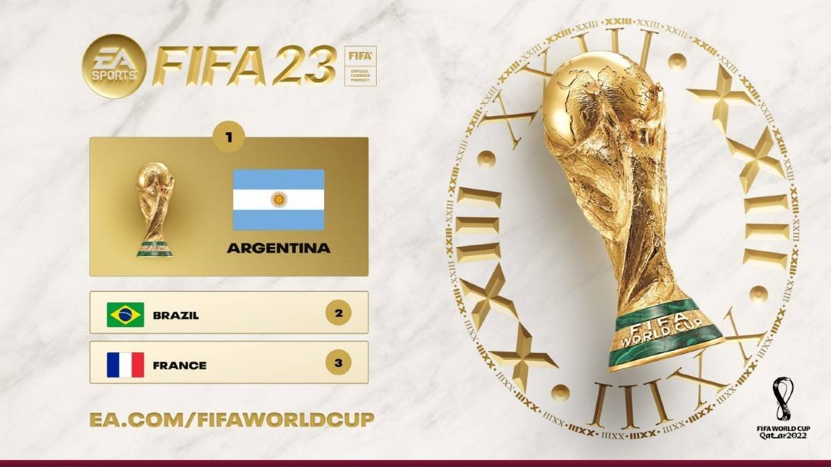 EA Games, Dünya Kupası'nı FIFA 23'te  Simüle Etti: Şampiyon Kim?