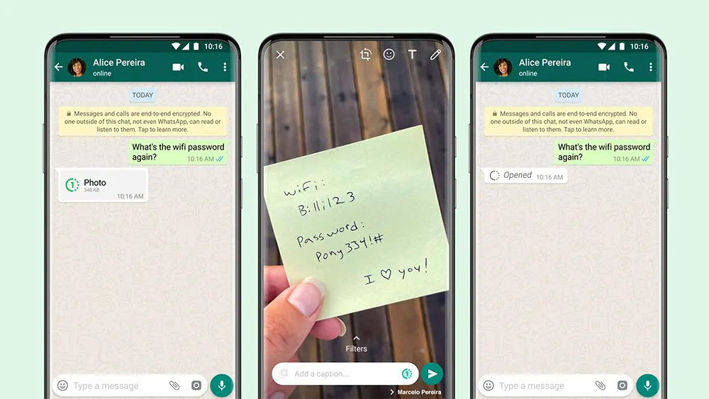 WhatsApp tek seferlik fotoğrafı tekrar açmak mümkün mü?