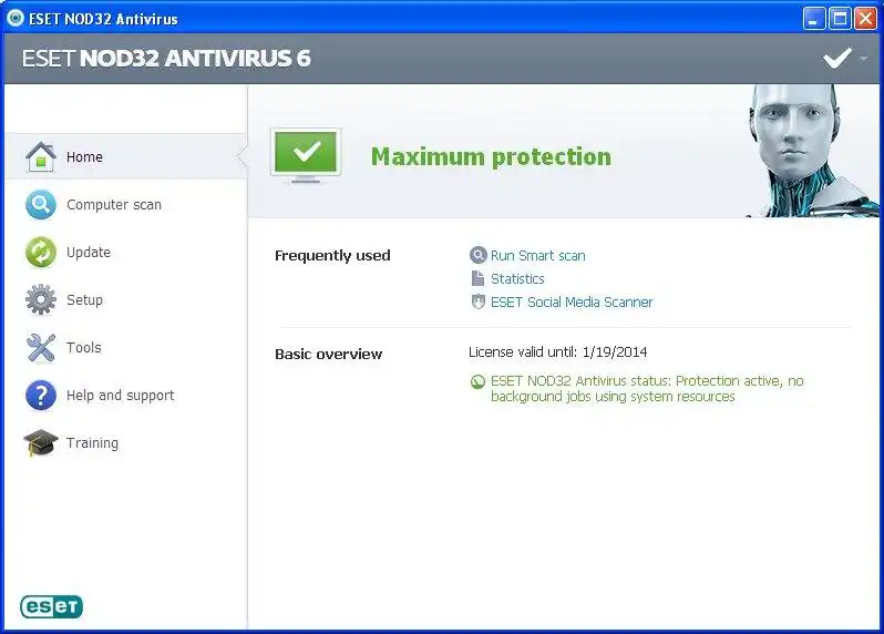Eset programı, Windows, Linux, macOS ve Android sistemleri ile uyumlu çalışıyor.