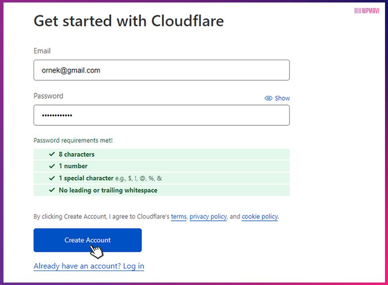 CloudFlare Nasıl Kurulur? - CloudFlare Üyelik Formu