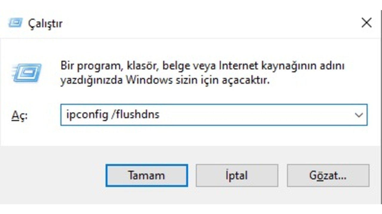 dns önbelleği nasıl temizlenir