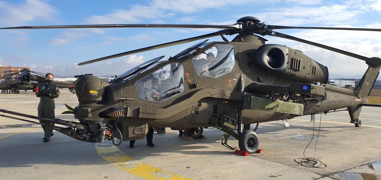 Füze saldırılarından etkilenmeyen T-129 Atak!