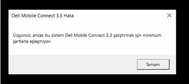 Dell Mobile Connect Hatası Çözüldü 1 dell mobil connect hatasi