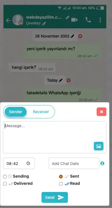 fakedetail whatsapp
