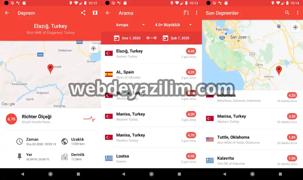 Android Deprem Uyarı Sistemi Nasıl Yapılır?