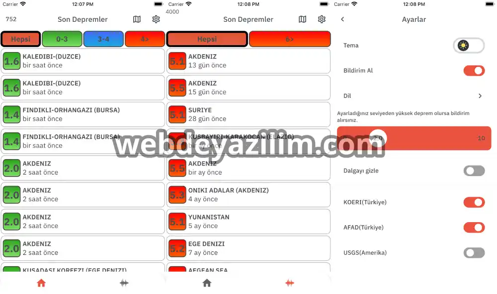 Android Deprem Uyarı Sistemi Nasıl Yapılır?