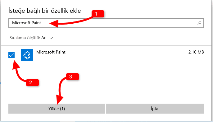 Microsoft Paint Yükle