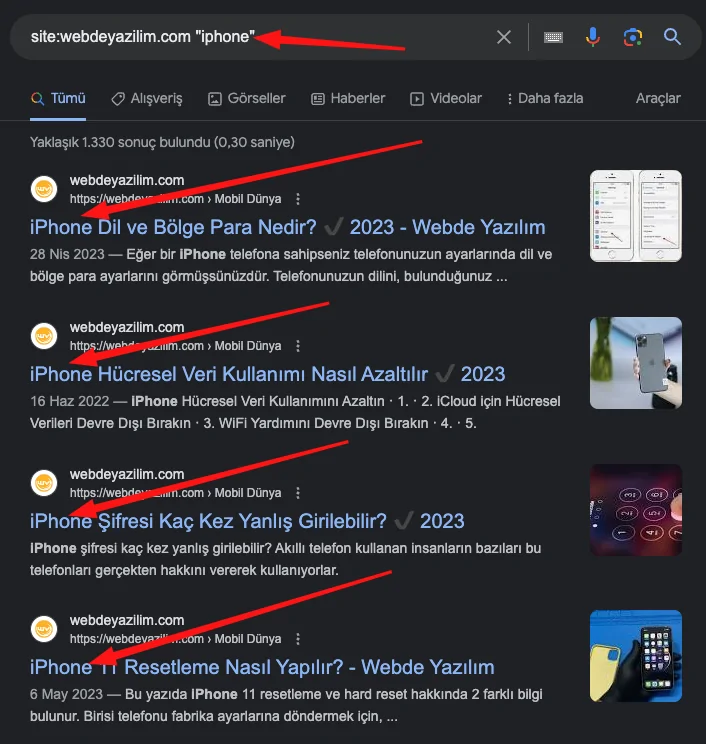 Google Arama Teknikleri