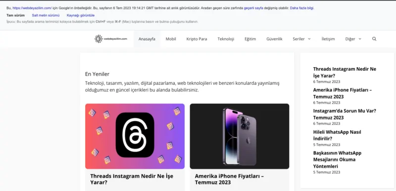 Google Arama Teknikleri