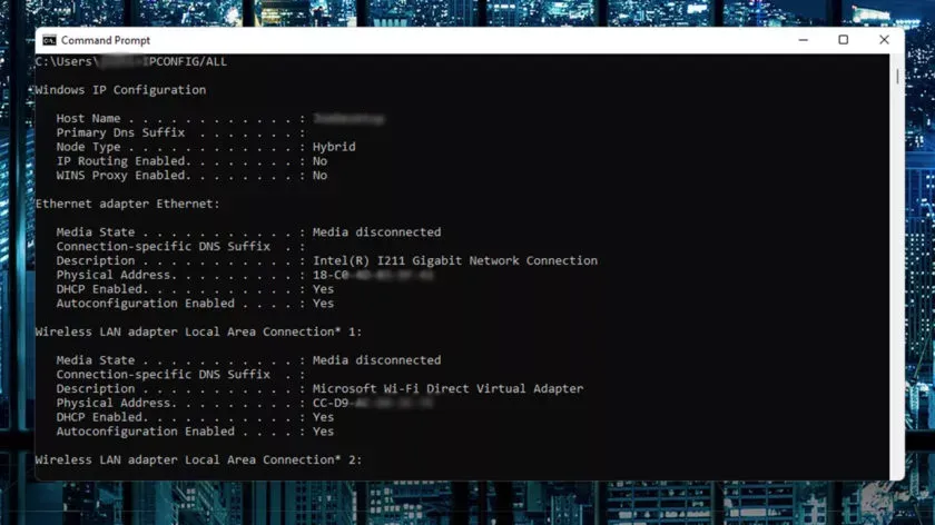 Windows'un eski sürümlerinde MAC adresi nasıl değiştirilir?