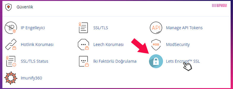 internet sitesi kurmak - SSL Kurulumu 1. Adım