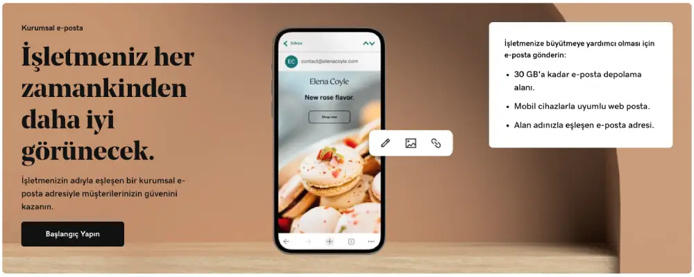 GoDaddy Kurumsal E-Posta Hizmeti