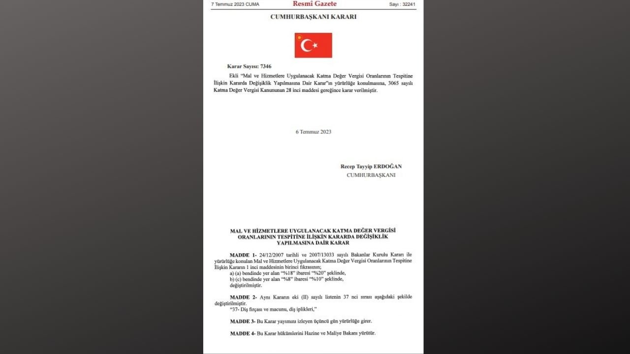 KDV zam