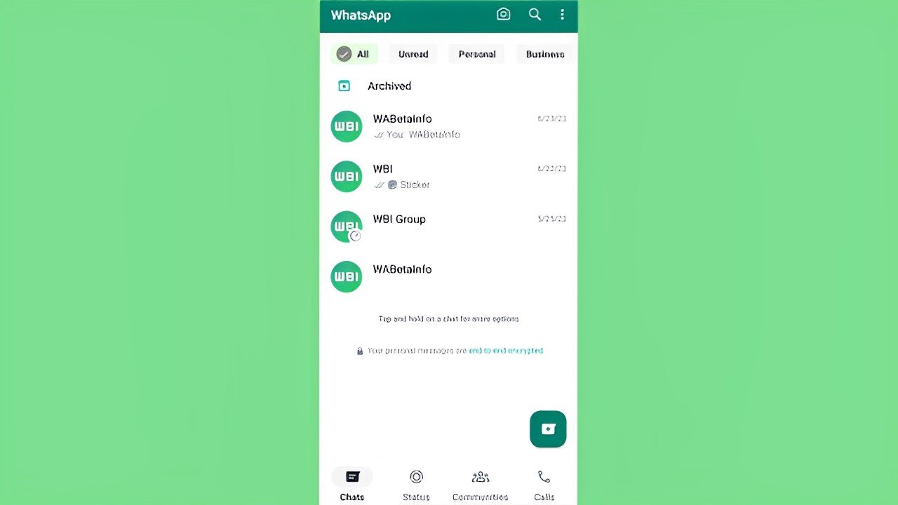 WhatsApp Sohbetleri Filtreleme