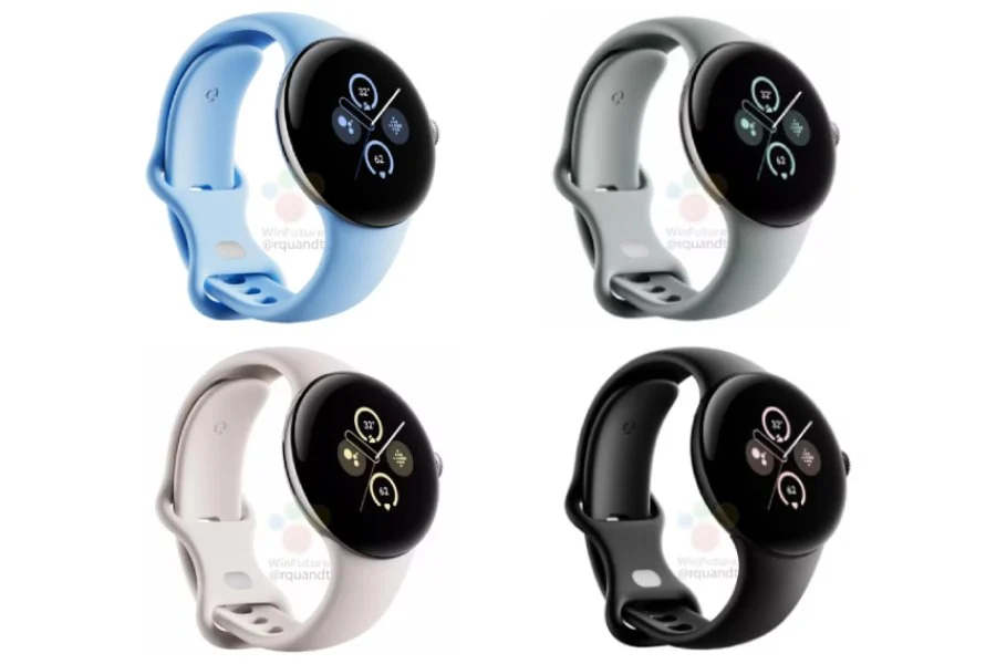 Google Pixel Watch 2 tasarımı ve renk seçenekleri