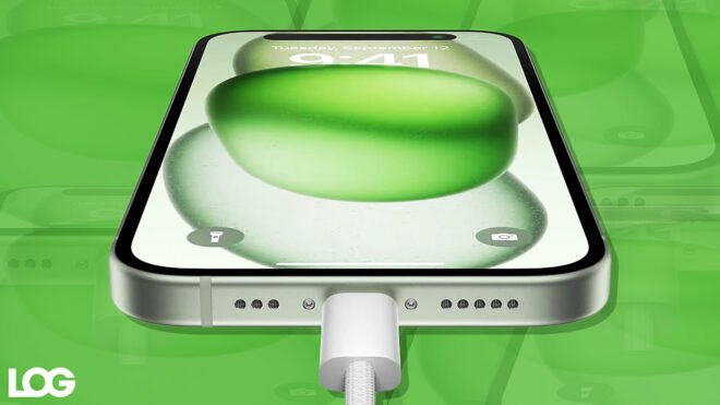 iPhone 15 USB-C LOG Tasarım