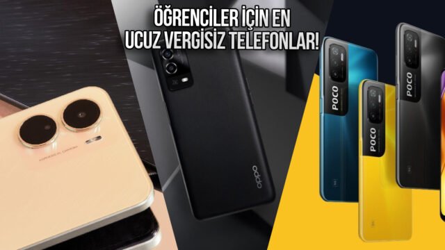 Vergi indirimi ile alınabilecek en ucuz akıllı telefonlar!